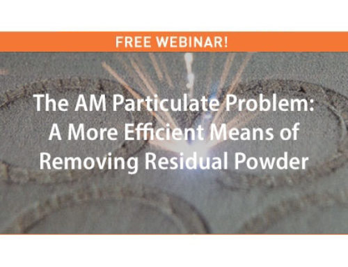 The AM Particulate Problem: A More Efficient Means of Removing Residual Powder